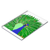 素晴らし孔雀オリジナルアートbyソフィーage Ten ノートブック (左側)