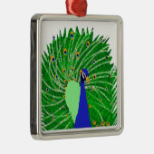 素晴らし孔雀オリジナルアートbyソフィーage Ten メタルオーナメント (右)