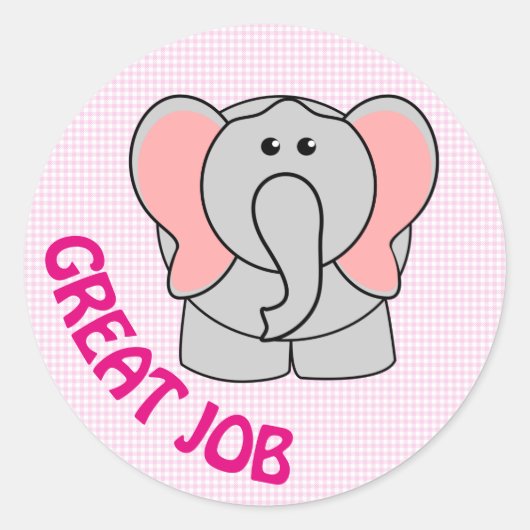 素晴らし学生ステッカー ラウンドシール (正面)