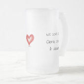 素晴らし孫からの素晴らし贈り物 フロストグラスビールジョッキ (正面右)