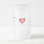 素晴らし孫からの素晴らし贈り物 フロストグラスビールジョッキ (中央)