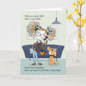 素晴らし孫娘10代のまたは恋しく思トゥイーンの女の子 カード (黄色い花)