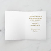 素晴らし孫洗礼金ゴールドクロス カード (内部)