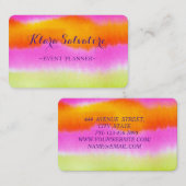 素晴らし完璧カラフル  名刺 (正面/裏面)