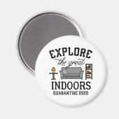 素晴らし屋内検疫 マグネット (正面/裏面)