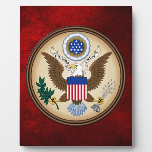 素晴らし州の封統一された印 フォトプラーク (正面)