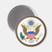 素晴らし州の封統一された印 マグネット (正面/裏面)