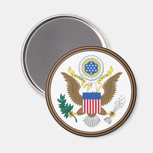 素晴らし州の封統一された印 マグネット (正面/裏面)