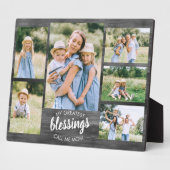素晴らし恵みは私をママと呼ぶ6 Photo Gray Wood フォトプラーク (側面)