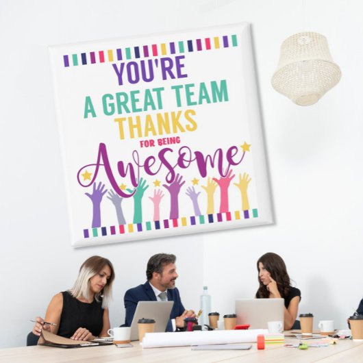 素晴らし感謝していチーム素晴らし マグネット