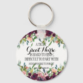 素晴らし感謝していナース キーホルダー (正面)