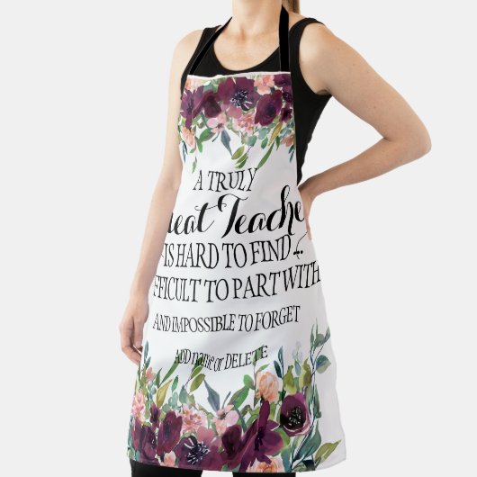 素晴らし感謝してい先生謝礼ギフト引用文 エプロン (インサイチュ)