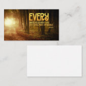 「素晴らし成果」感動的引用文 ノートカード (正面/裏面)