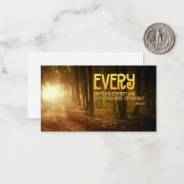 「素晴らし成果」感動的引用文 ノートカード