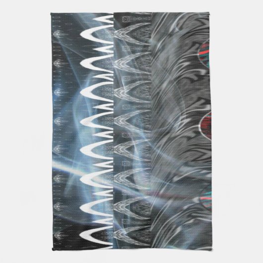 素晴らし抽象芸術アートプリント キッチンタオル (縦)