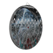 素晴らし抽象芸術アートプリント ダーツボード (正面左)