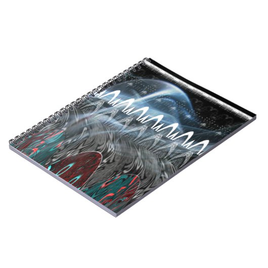 素晴らし抽象芸術アートプリント ノートブック (左側)