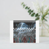 素晴らし抽象芸術アートプリント ポストカード (スタンド正面)