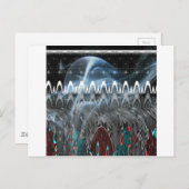 素晴らし抽象芸術アートプリント ポストカード (正面/裏面)