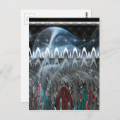 素晴らし抽象芸術アートプリント ポストカード (正面/裏面)