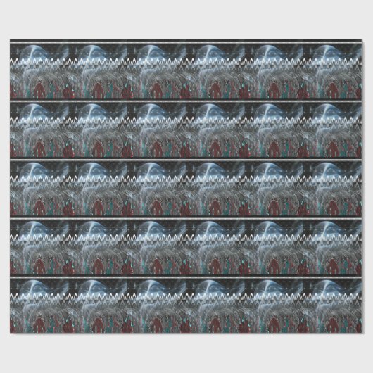 素晴らし抽象芸術アートプリント ラッピングペーパー (フラット)