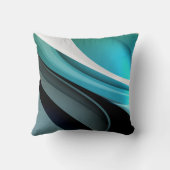 素晴らし抽象芸術カッコいいキュイガーリーレトロファッション クッション (裏面)