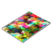 素晴らし抽象芸術カッコいいキュイガーリーレトロファッション ノートブック (左側)