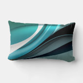 素晴らし抽象芸術カッコいいキュイガーリーレトロファッション ランバークッション (裏面)