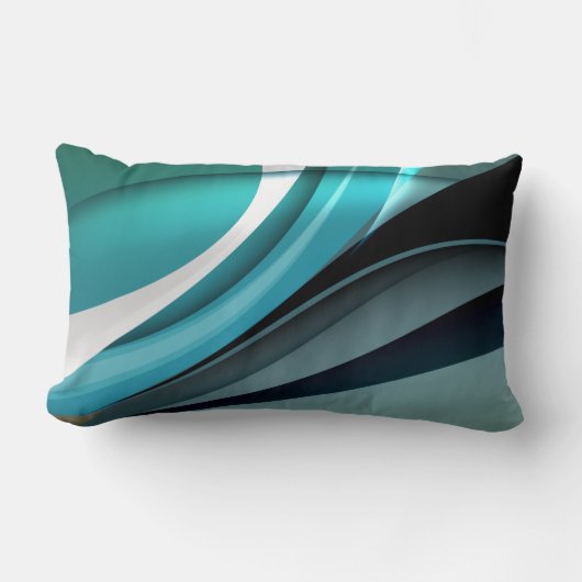 素晴らし抽象芸術カッコいいキュイガーリーレトロファッション ランバークッション (正面)