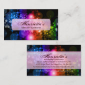 素晴らし抽象芸術カッコいいキュイガーリーレトロファッション 名刺 (正面/裏面)