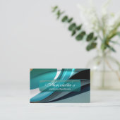 素晴らし抽象芸術カッコいいキュイガーリーレトロファッション 名刺 (スタンド正面)