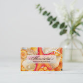 素晴らし抽象芸術クールキュイガーリー自然ファッション 名刺 (スタンド正面)