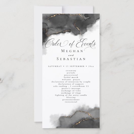 素晴らし抽象芸術ブラックと金ゴールドカラー (正面)