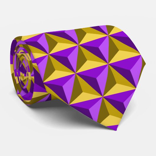 素晴らし抽象芸術幾何クールレトロファッション ネクタイ (ロール)