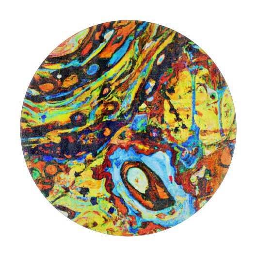 素晴らし抽象芸術 カッティングボード (正面)