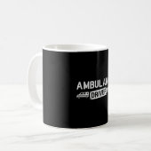 素晴らし救急車救急医療隊員緊急Ems コーヒーマグカップ (正面左)