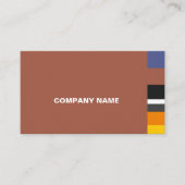 素晴らし数々の横クラシックストライプ 名刺 (正面)