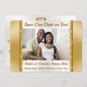 素晴らし日付PHOTOカードの保存パーソナライズされた, 招待状 (正面/裏面)