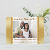 素晴らし日付PHOTOカードの保存パーソナライズされた, 招待状 (スタンド正面)