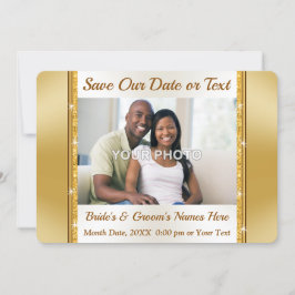 素晴らし日付PHOTOカードの保存パーソナライズされた, 招待状