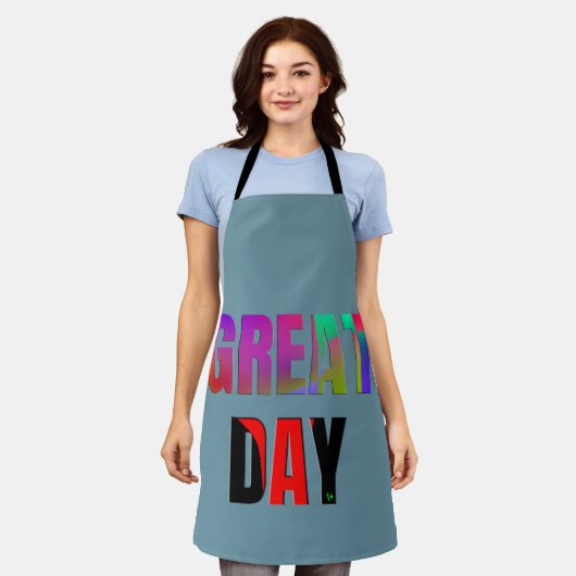 素晴らし日。 エプロン (着用した状態)