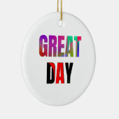 素晴らし日。 セラミックオーナメント (右)
