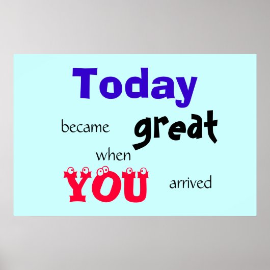 素晴らし日 ポスター (正面)