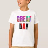 素晴らし日。 Tシャツ (正面)