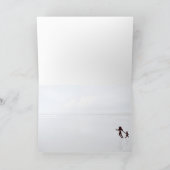 『素晴らし母と息子のシルエット』 カード (内部)