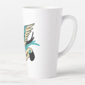 素晴らし母タトゥー カフェラテマグ (右)