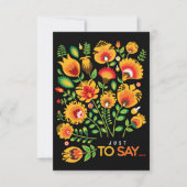 素晴らし民俗とは…サンキューカード サンキューカード (正面)