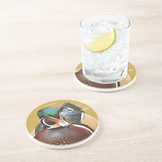 素晴らし池の木の鴨 コースター (側面)