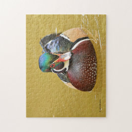 素晴らし池の木の鴨 ジグソーパズル