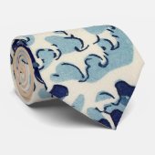 素晴らし波神日本の川絵画の ネクタイ (ロール)